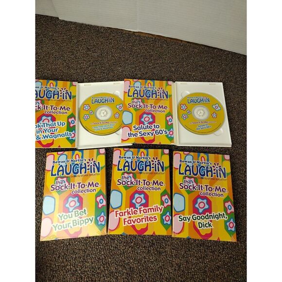 ROWAN & MARTIN'S LAUGH-IN 5 DVDS SOCK IT TO ME COLLECTION SEE PIC - Picture 6 of 9